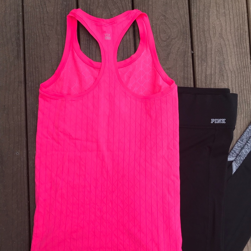 Victoria’s Secret VSX Textured Racerback Yoga Tank - Picture 3 of 5
